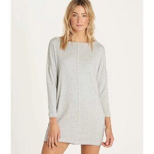 Billabong Dress Women Size L Tunic Tee Only One Minimalist Slouchy Neutral Comfy